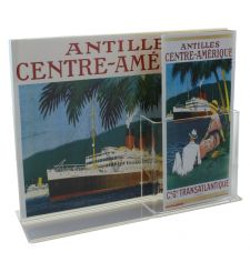 11 x 8.5 Upright Top Loading Acrylic Sign/Brochure Holder Combo